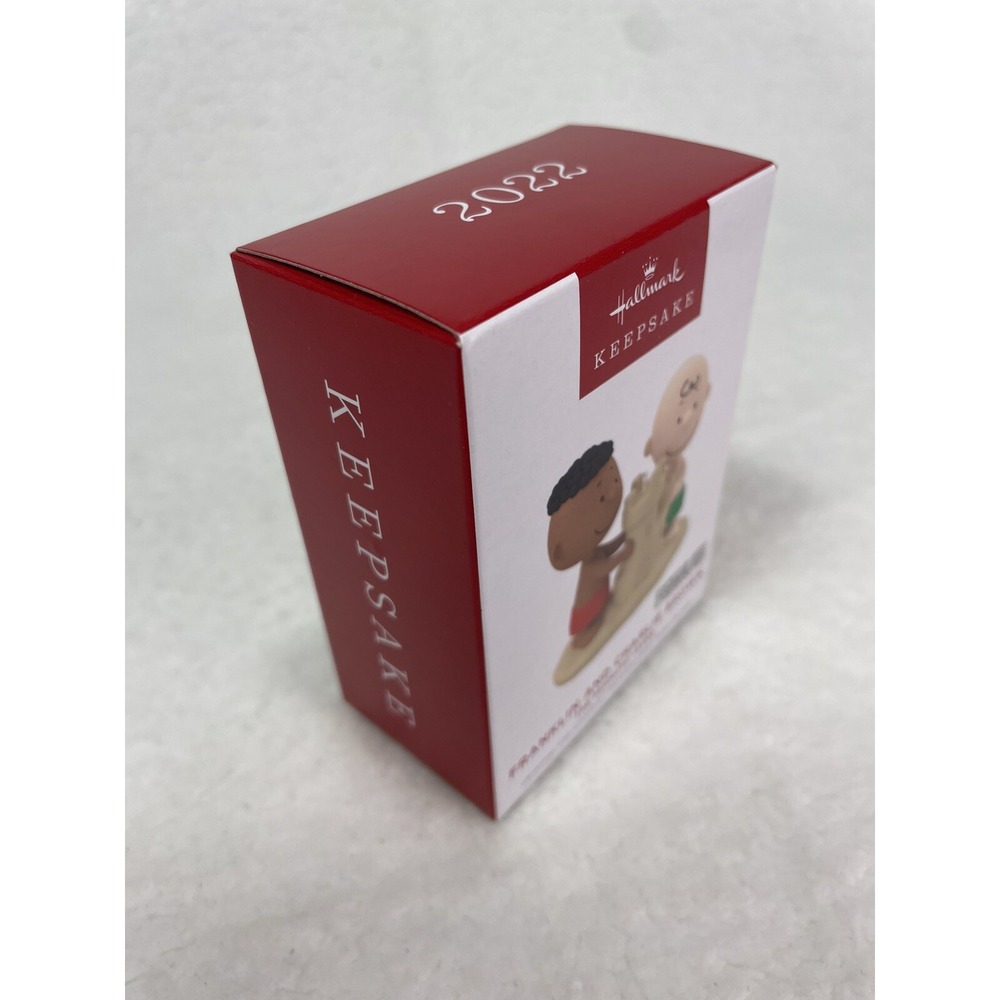 Hallmark Keepsake 2022 Franklin and Charlie Brown The Peanuts Gang Ornament - Picture 3 of 7